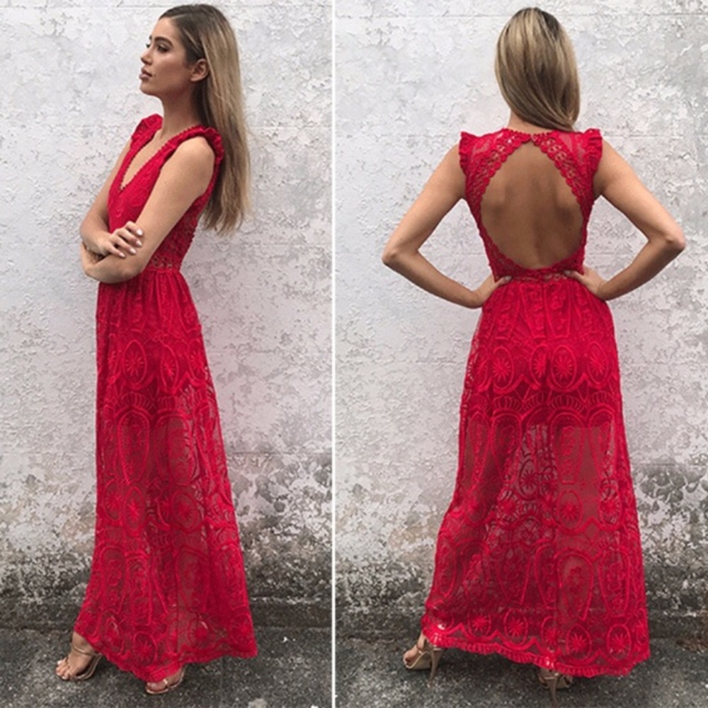 NWT Super sexy RED dress as pictured size large.